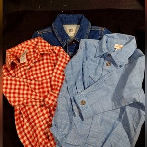 Lot of 6-9 month baby boy tops